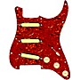 920d Custom Gold Foil Loaded Pickguard For Strat With Aged White Pickups and Knobs and S5W-BL-V Wiring Harness Tortoise