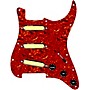 920d Custom Gold Foil Loaded Pickguard For Strat With Black Pickups and Knobs and S5W-BL-V Wiring Harness Tortoise