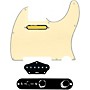 920d Custom Gold Foil Loaded Pickguard for Tele With T3W-B Control Plate Aged White