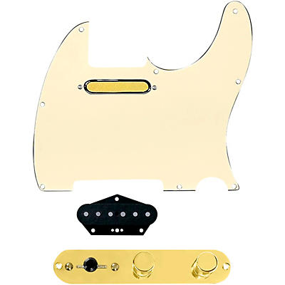 920d Custom Gold Foil Loaded Pickguard for Tele With T3W-G Control Plate