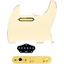 920d Custom Gold Foil Loaded Pickguard for Tele With T3W-G Control Plate Aged White