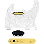920d Custom Gold Foil Loaded Pickguard for Tele With T3W-G Control Plate White Pearl