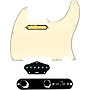 920d Custom Gold Foil Loaded Pickguard for Tele With T3W-REV-B Control Plate Aged White