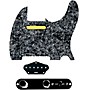 920d Custom Gold Foil Loaded Pickguard for Tele With T3W-REV-B Control Plate Black Pearl