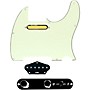 920d Custom Gold Foil Loaded Pickguard for Tele With T3W-REV-B Control Plate Mint Green