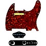 920d Custom Gold Foil Loaded Pickguard for Tele With T3W-REV-B Control Plate Tortoise