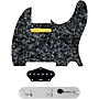 920d Custom Gold Foil Loaded Pickguard for Tele With T3W-REV-C Control Plate Black Pearl