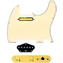 920d Custom Gold Foil Loaded Pickguard for Tele With T3W-REV-G Control Plate Aged White