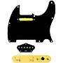 920d Custom Gold Foil Loaded Pickguard for Tele With T3W-REV-G Control Plate Black