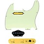 920d Custom Gold Foil Loaded Pickguard for Tele With T3W-REV-G Control Plate Mint Green