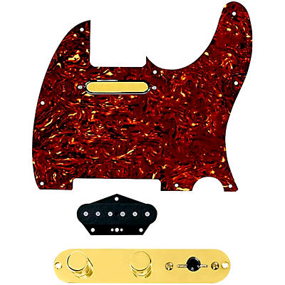 920d Custom Gold Foil Loaded Pickguard for Tele With T3W-REV-G Control Plate