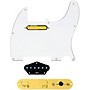 920d Custom Gold Foil Loaded Pickguard for Tele With T3W-REV-G Control Plate White