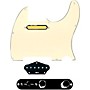 920d Custom Gold Foil Loaded Pickguard for Tele With T4W-B Control Plate Aged White