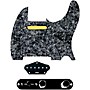 920d Custom Gold Foil Loaded Pickguard for Tele With T4W-B Control Plate Black Pearl