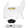 920d Custom Gold Foil Loaded Pickguard for Tele With T4W-C Control Plate White Pearl