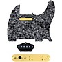 920d Custom Gold Foil Loaded Pickguard for Tele With T4W-G Control Plate Black Pearl