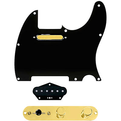 920d Custom Gold Foil Loaded Pickguard for Tele With T4W-G Control Plate