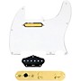 920d Custom Gold Foil Loaded Pickguard for Tele With T4W-G Control Plate White