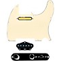 920d Custom Gold Foil Loaded Pickguard for Tele With T4W-REV-B Control Plate Aged White