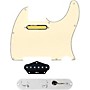 920d Custom Gold Foil Loaded Pickguard for Tele With T4W-REV-C Control Plate Aged White