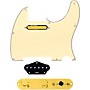 920d Custom Gold Foil Loaded Pickguard for Tele With T4W-REV-G Control Plate Aged White