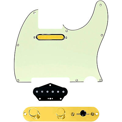 920d Custom Gold Foil Loaded Pickguard for Tele With T4W-REV-G Control Plate