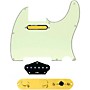 920d Custom Gold Foil Loaded Pickguard for Tele With T4W-REV-G Control Plate Mint Green
