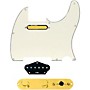 920d Custom Gold Foil Loaded Pickguard for Tele With T4W-REV-G Control Plate Parchment
