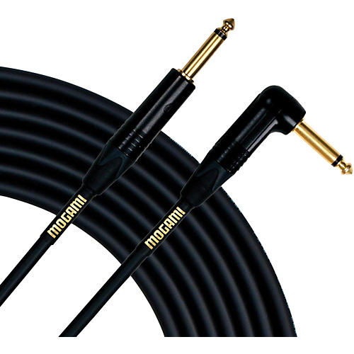 Mogami Gold Instrument Cable Angled - Straight Cable Condition 1 - Mint 10 ft.