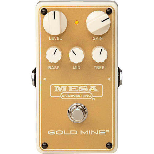 Mesa Boogie Gold Mine Overdrive Effects Pedal Condition 1 - Mint Gold