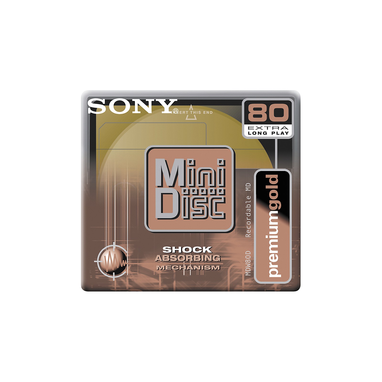 Sony Gold MiniDisc 80Minute Single Disc Musician's Friend