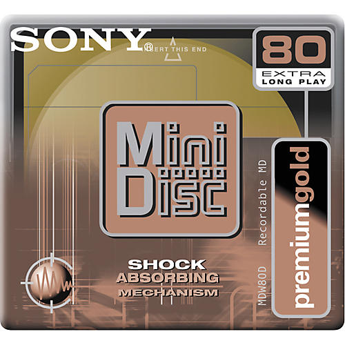 Gold MiniDisc 80-Minute Single Disc