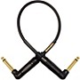 Mogami Gold Patch Cable with Right Angle Connectors 10 in.