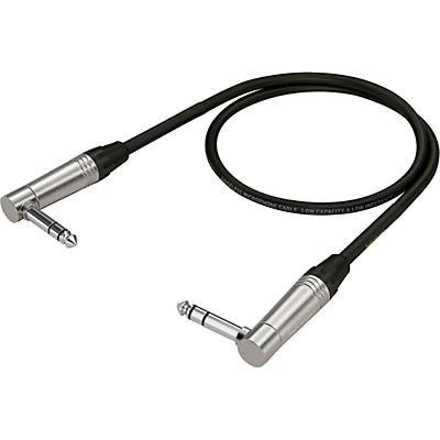 Behringer Gold Performance Instrument Patch Cable with 1/4" TRS Right Angled Connectors