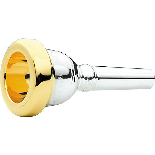 Yamaha Gold-Plated Rim/Cup Series Small Shank Trombone Mouthpiece 48