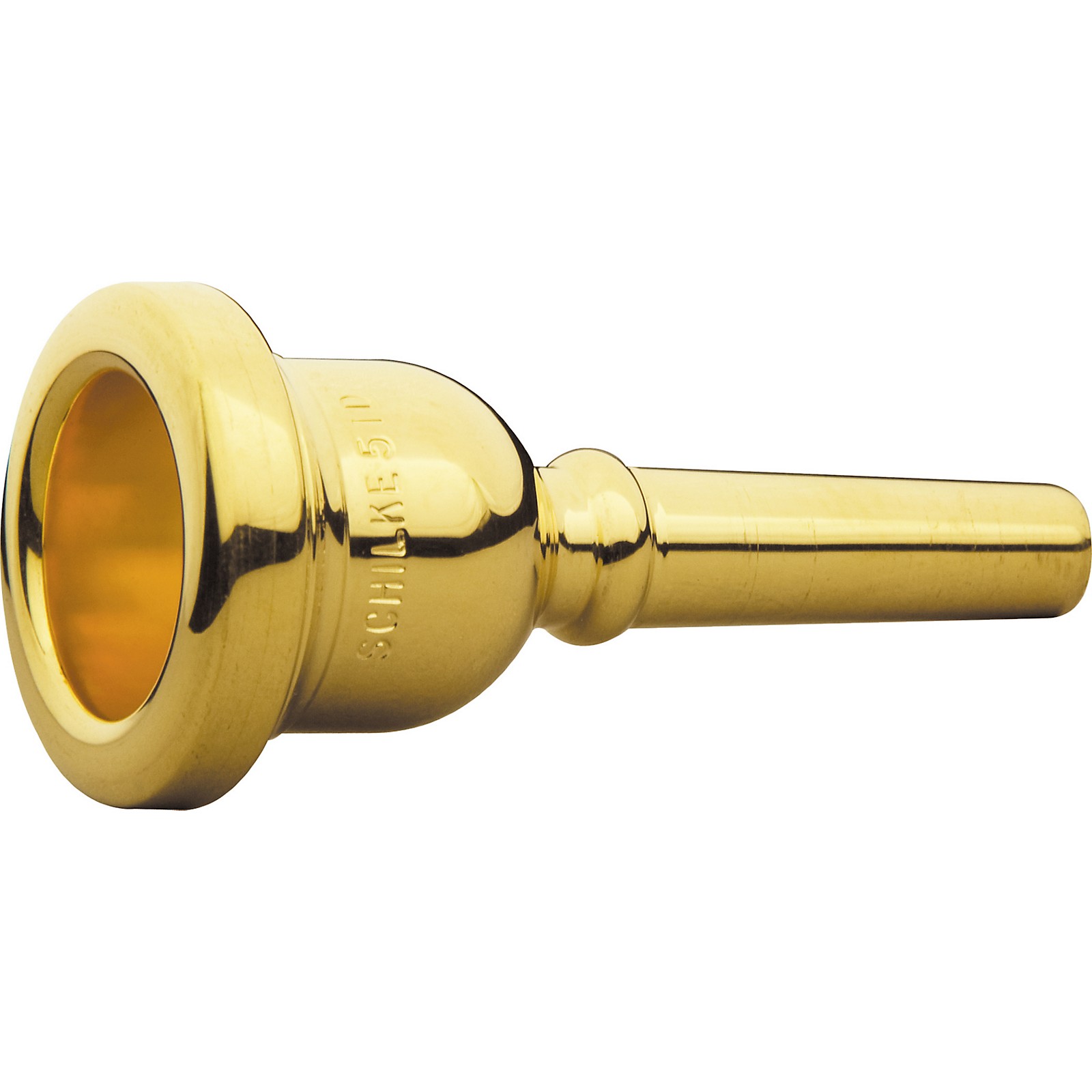 Schilke Gold Plated Trombone Mouthpieces Small Shank 51D Gold
