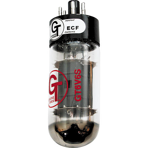 Groove Tubes Gold Series GT-6V6-S Matched Power Tubes Medium (4-7 GT Rating) Duet