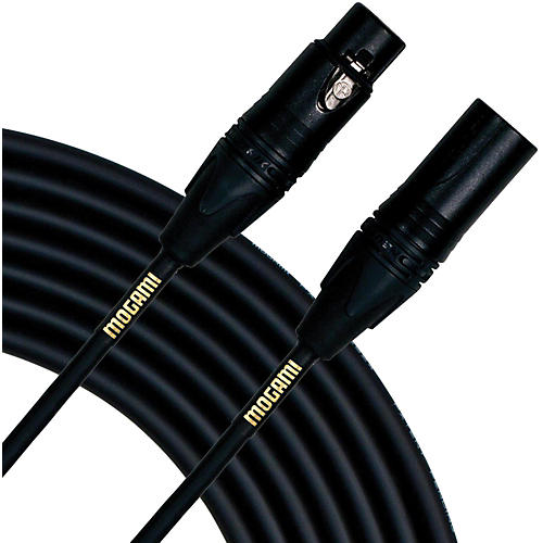Mogami Gold Stage Heavy-Duty Mic Cable with Neutrik XLR Connectors 50 ft.