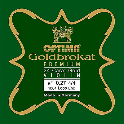 Optima Goldbrokat Premium 24K Gold Plated Steel Violin E String