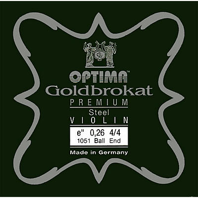Optima Goldbrokat Premium Series Steel Violin E String