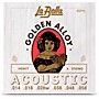 LaBella Golden Alloy 6-String Acoustic Guitar Strings Heavy (14 - 58)