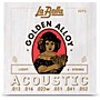 LaBella Golden Alloy 6-String Acoustic Guitar Strings Light (12 - 52)