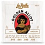 LaBella Golden Alloy Long Scale Acoustic Bass Strings Light (45 - 100)