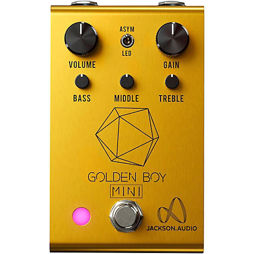 Jackson Audio Golden Boy Mini Overdrive Effects Pedal Gold