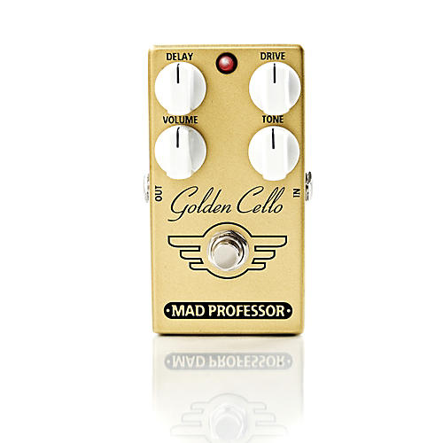 Golden Cello Combined Delay and Overdrive Guitar Effects Pedal