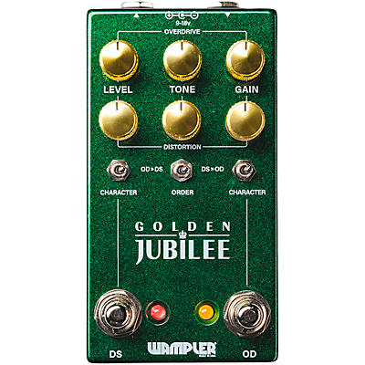 Wampler Golden Jubilee Dual-Channel Overdrive/Distortion Pedal -
