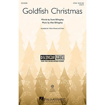 Hal Leonard Goldfish Christmas (Discovery Level 2) 2-Part composed by Alan Billingsley