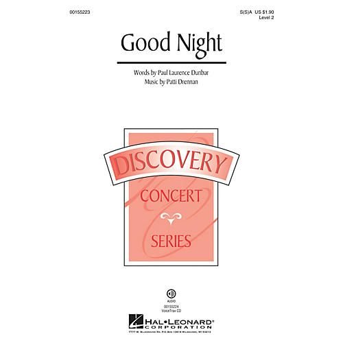 Hal Leonard Good Night (Discovery Level 2) VoiceTrax CD Composed by Patti Drennan