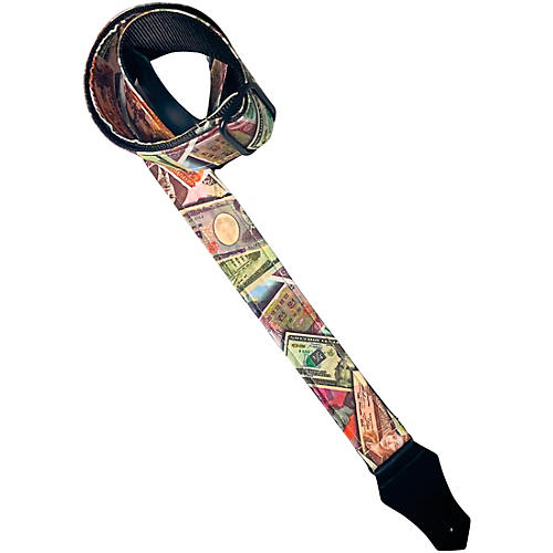 Get'm Get'm Good Vibes Money Talks Guitar Strap 2 in.