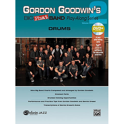 Gordon Goodwin's Big Phat Band Play-Along Series Drums Vol. 2 Book & DVDRom